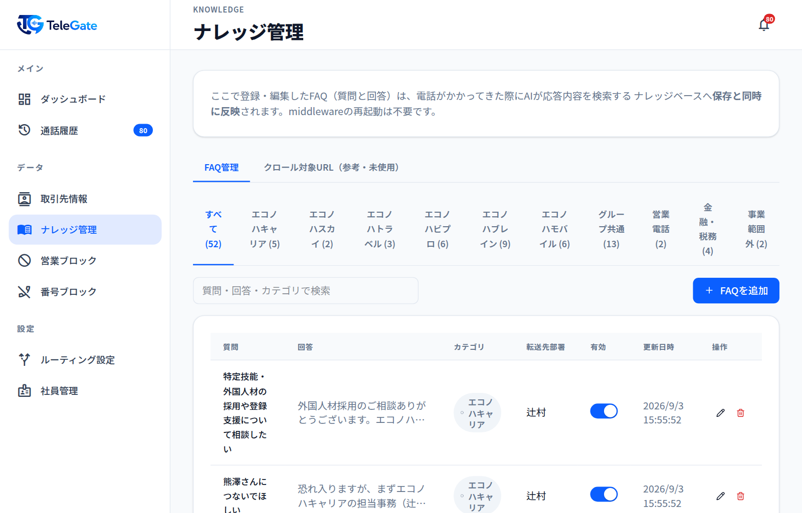 ナレッジ管理